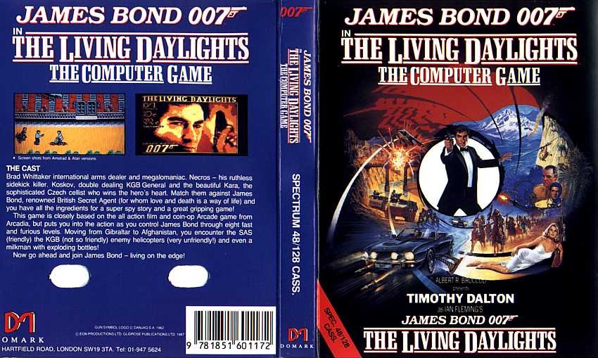 007 Spy box art for ZX Spectrum